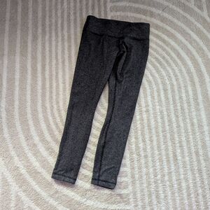Lululemon Size 6 Wonder Under Navy Blue Patterned Legging